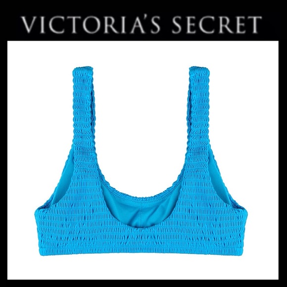 NWOT VS Smocked Bralette Bikini Top - Picture 4 of 9